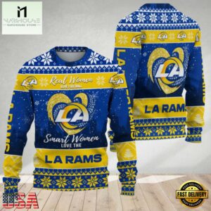 Los Angeles Rams Real Women Love Football Ugly Christmas Sweater