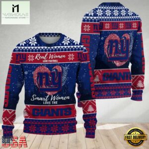 New York Giants Real Women Love Football Ugly Christmas Sweater