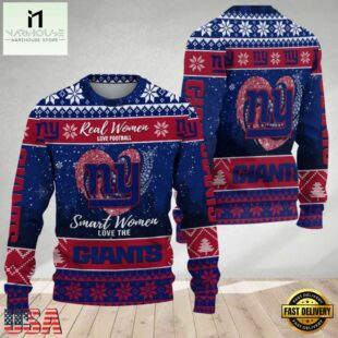 New York Giants Real Women Love Football Ugly Christmas Sweater