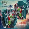 Philadelphia Eagles NFL Merry Grinchmas 2025 All Over Print Hoodie