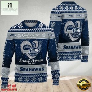 Seattle Seahawks Real Women Love Football Ugly Christmas Sweater