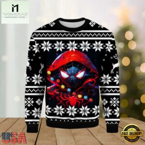Spider Man Hooded Ugly Christmas Sweater