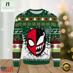 Spider Man Venom Ugly Christmas Sweater