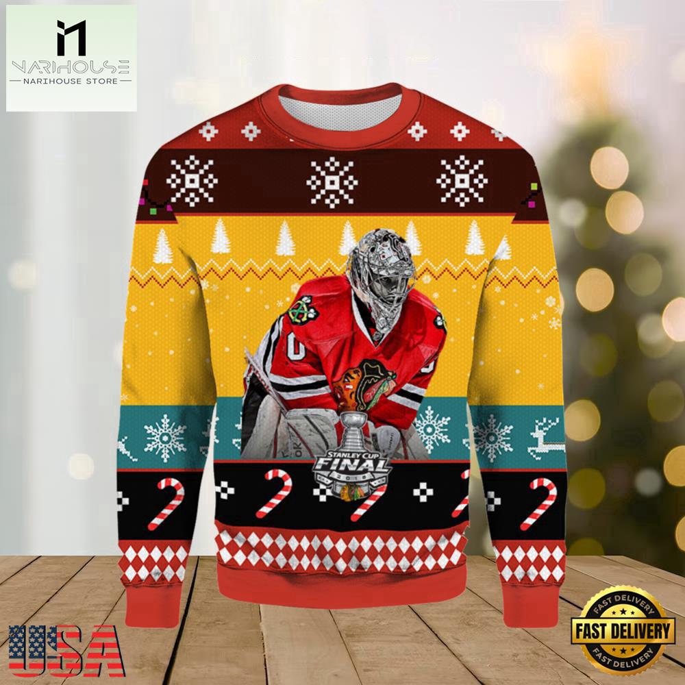 Stanley Cup Chicago Blackhawks 2025 Ugly Xmas Sweater Stanley Cup Chicago Blackhawks 2025 Ugly Xmas Sweater