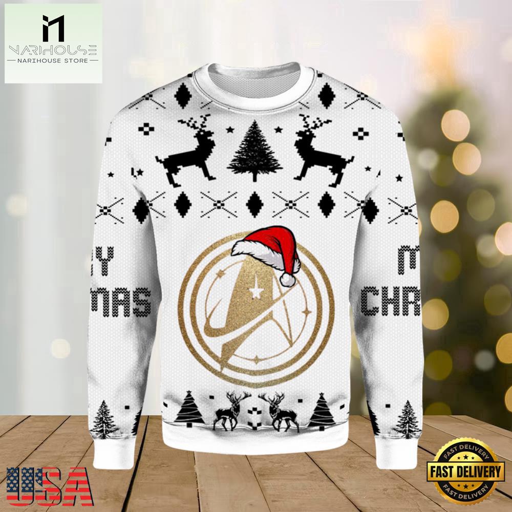 Star Trek Collection Logo 2025 Ugly Xmas Sweater Star Trek Collection Logo 2025 Ugly Xmas Sweater