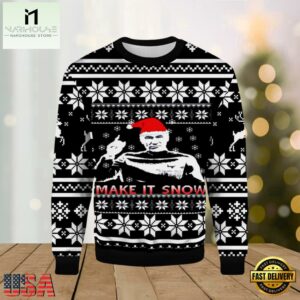 Star Trek Make It Snow Ugly Christmas Sweater