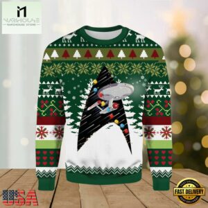 Star Trek Stamps Ugly Christmas Sweater