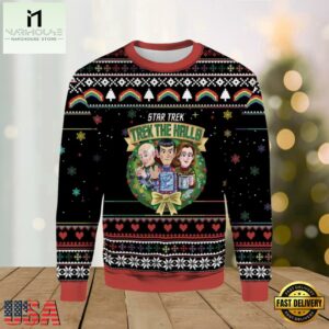 Star Trek Trek The Halls Ugly Christmas Sweater