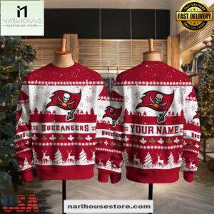 Tampa Bay Buccaneers NFL Snow Ugly Christmas Sweater