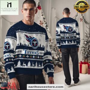 Tennessee Titans NFL Snow Ugly Christmas Sweater