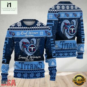 Tennessee Titans Real Women Love Football Ugly Christmas Sweater