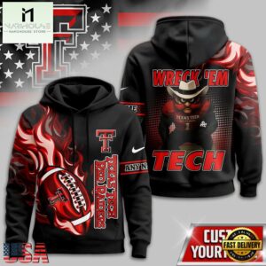 Texas Tech Red Raiders NCAA Victory Flame Personalized Hoodie Shirt