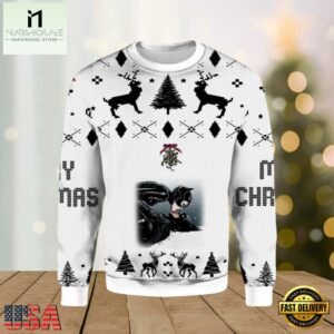 The Bat and the Cat Ugly Christmas Sweater