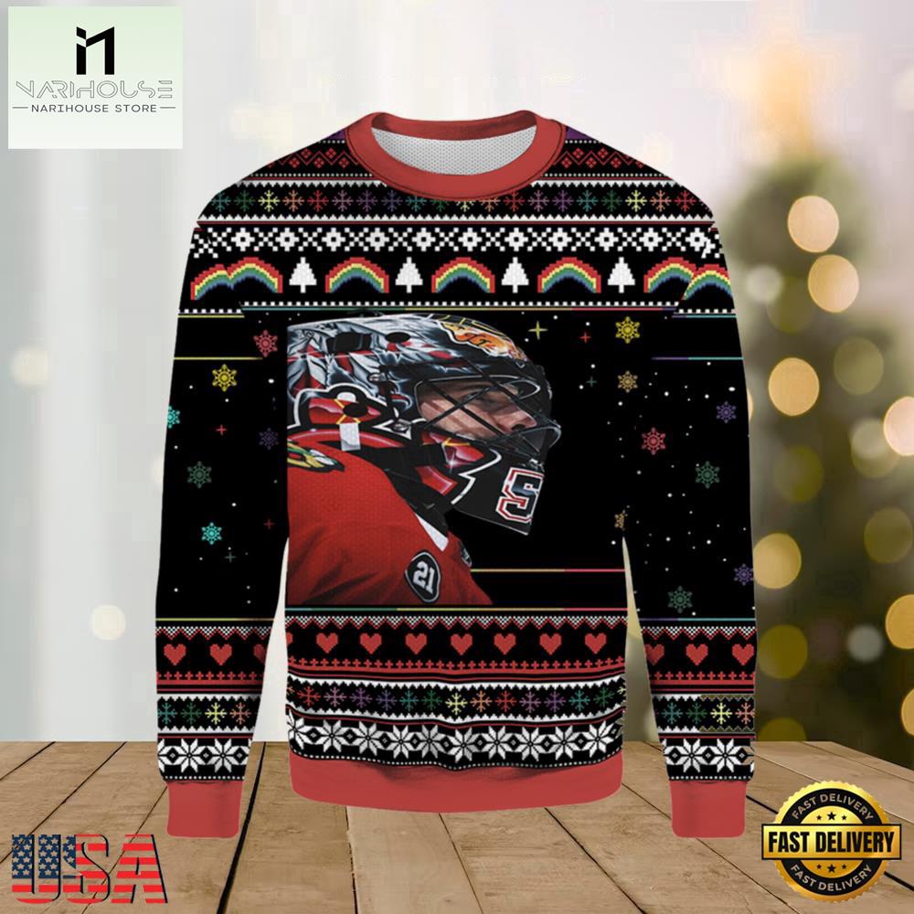The Man Of Chicago Blackhawks Ugly Sweater The Man Of Chicago Blackhawks Ugly Sweater