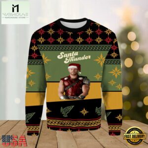 Thor Santa Thunder Marvel Ugly Christmas Sweater