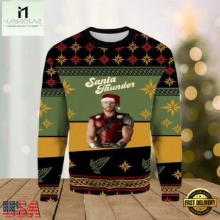 Thor Santa Thunder Marvel Ugly Christmas Sweater