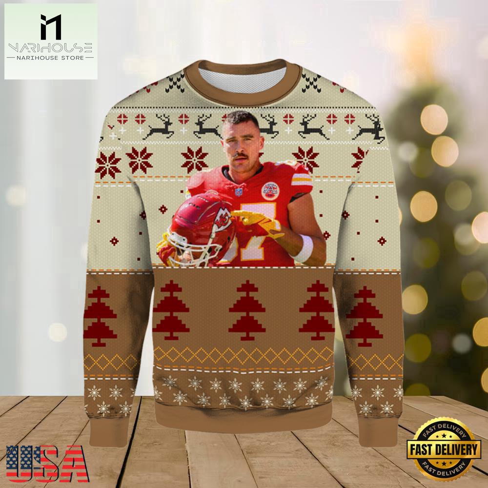 Travis Kelce Christmas Sweater Travis Kelce Christmas Sweater