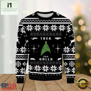 Trek The Halls Christmas Sweater