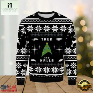 Trek The Halls Christmas Sweater