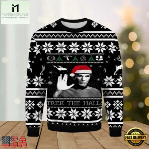 Trek The Halls Ugly Christmas Sweater