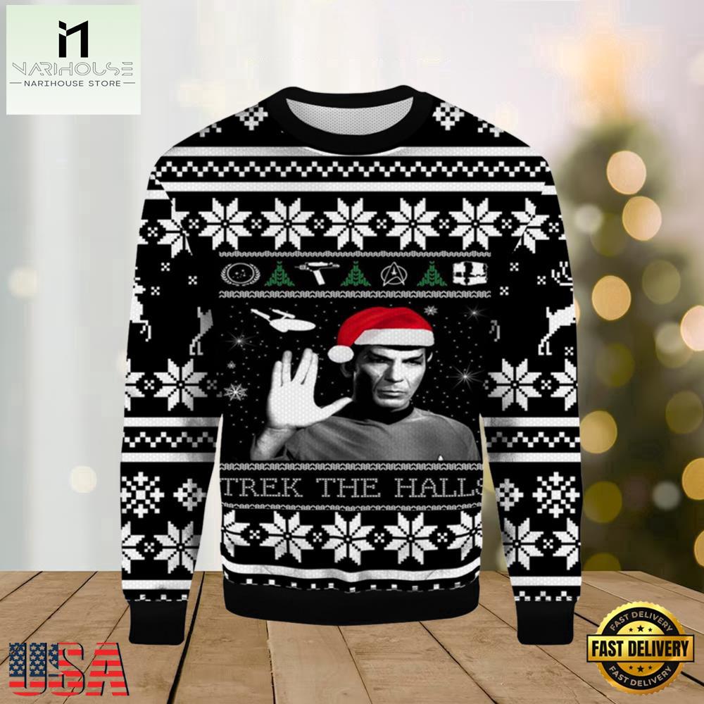 Trek The Halls 2025 Ugly Xmas Sweater Trek The Halls 2025 Ugly Xmas Sweater