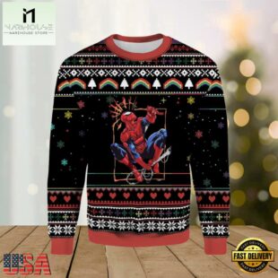 Vintage Spider Man Ugly Christmas Sweater