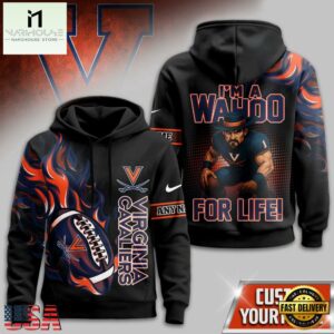 Virginia Cavaliers NCAA Victory Flame Personalized Hoodie Shirt