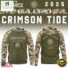 Alabama Crimson Tide 2025 NCAA Salute To Service Limited New Hoodie