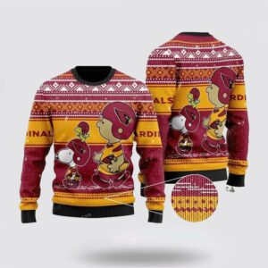 Arizona Cardinals Snoopy Ugly Christmas Sweater Shirt