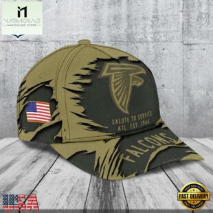 Atlanta Falcons 2025 Salute to Service Classic Baseball Cap