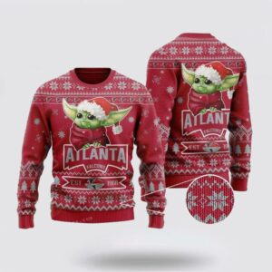Atlanta Falcons Baby Yoda Ugly Christmas Sweater Shirt