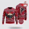 Atlanta Falcons Golden Skull Ugly Christmas Sweater Shirt