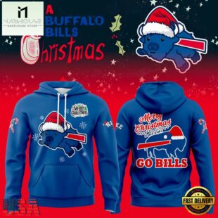 Buffalo Bills Merry Christmas 2025 Blue Hoodie Shirt