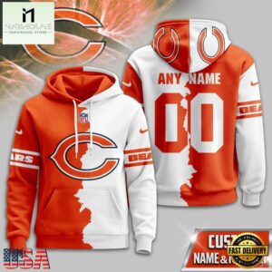 Chicago Bears 2025 NFL Victory Split Limited Hoodie Shirt