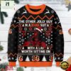Cincinnati Bengals NFL Deadpool Ugly Christmas Sweater