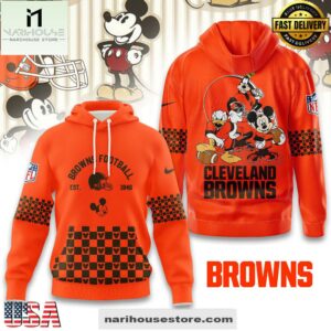 Cleveland Browns Football Disney's Best Friends Hoodie