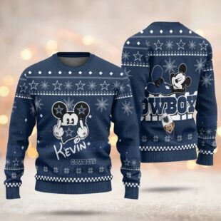 Cowboys Football Teams Mickey Ugly Christmas Sweater Shirt