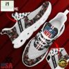 Custom Name Arizona Cardinals Logo Pattern Max Soul Shoes For Fans