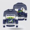 Dallas Cowboys Baby Yoda Cute Ugly Christmas Sweater Shirt