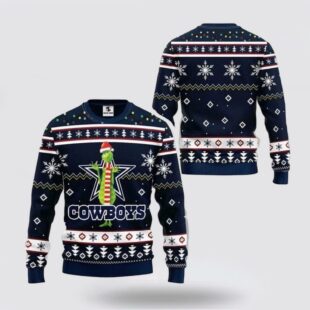 Dallas Cowboys Funny Grinch Ugly Christmas Sweater Shirt