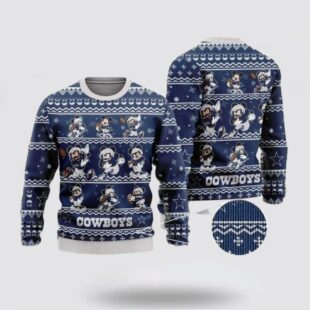 Dallas Cowboys Mickey Player Ugly Christmas Sweater Shirt
