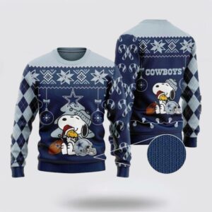 Dallas Cowboys Peanuts Snoopy Ugly Christmas Sweater Shirt