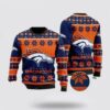 Denver Broncos Navy Blue Orange Ugly Christmas Sweater Shirt