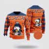 Denver Broncos Snoopy Orange Blue Ugly Christmas Sweater Shirt
