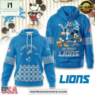 Detroit Lions Football Disney's Best Friends Hoodie