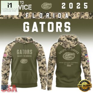 Florida Gators 2025 NCAA Salute To Service Limited New Hoodie