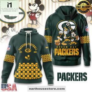 Green Bay Packers Football Disney's Best Friends Hoodie