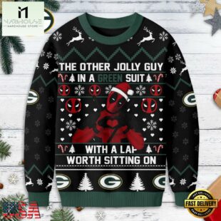 Green Bay Packers NFL Deadpool Ugly Christmas Sweater