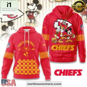 Kansas City Chiefs Football Disney's Best Friends Hoodie