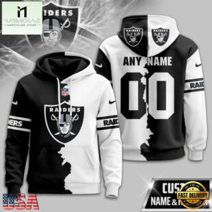 Las Vegas Raiders 2025 NFL Victory Split Limited Hoodie Shirt